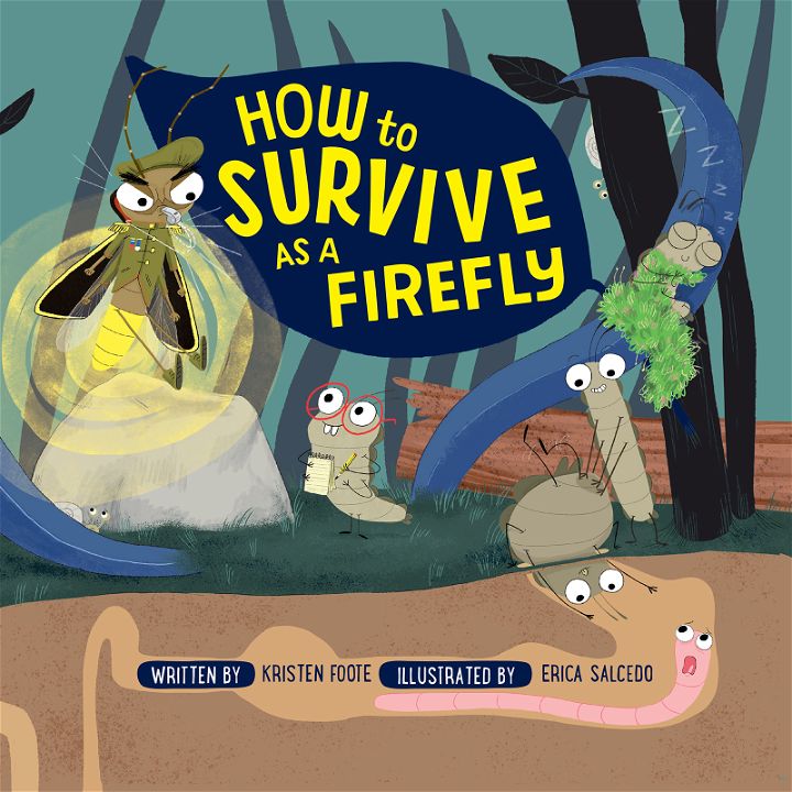 Firefly Craft for Kids - the fireflies glow in the dark!