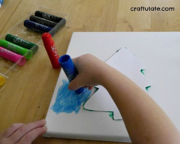 Resist Art with Kwik Stix