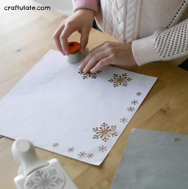 Glitter Snowflake Ornaments for kids to make!