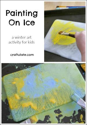 Painting On Ice - Craftulate