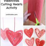 Valentines Cutting Hearts Activity