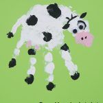 Cow Handprint Art