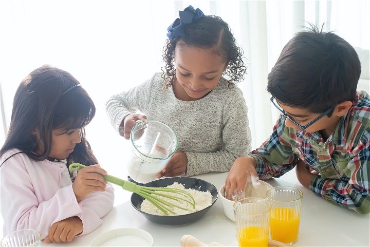 Cooking with kids can be a fun and educational experience