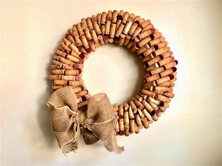 DIY Cork Wreath