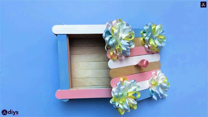 DIY Popsicle Stick Jewelry Box