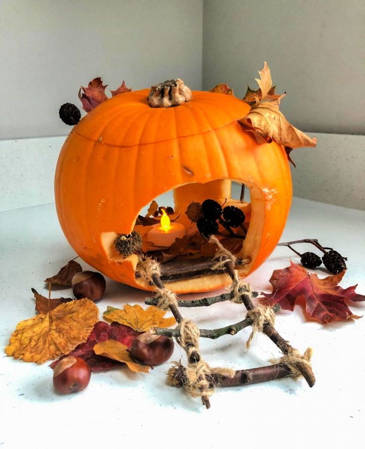 How to Make a Pumpkin Fairy House