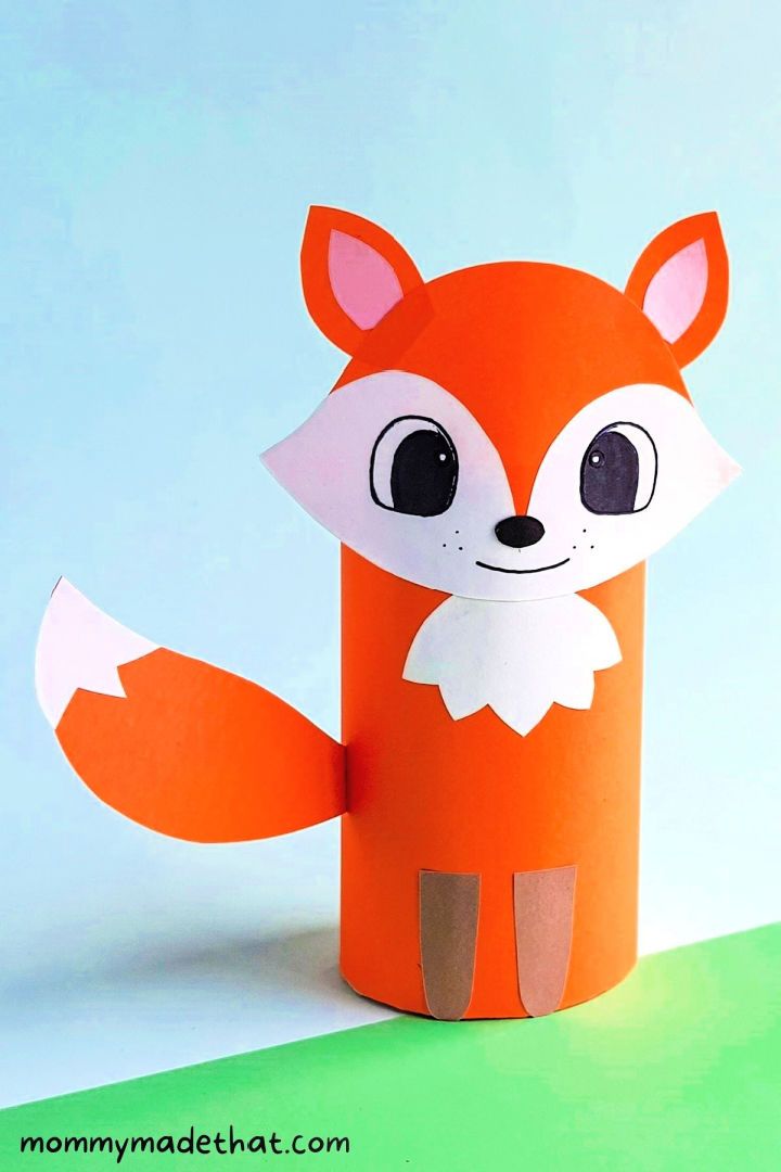 Toilet Paper Roll Fox Craft