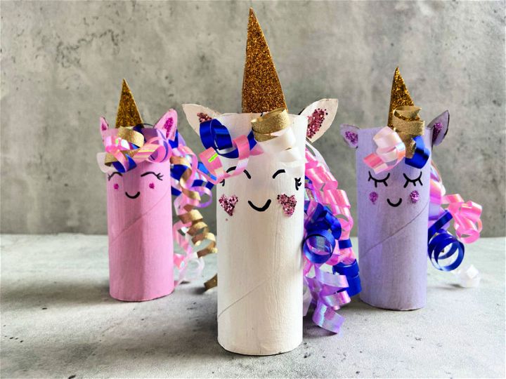 Toilet Paper Roll Unicorn Craft For Kids