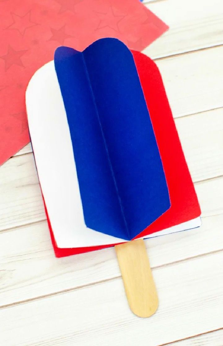 3D Popsicle Craft Idea