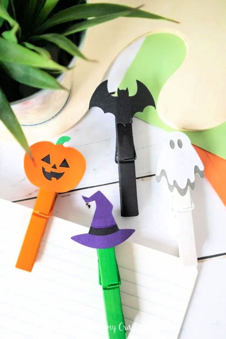 Adorable Clothespin Crafts for Halloween