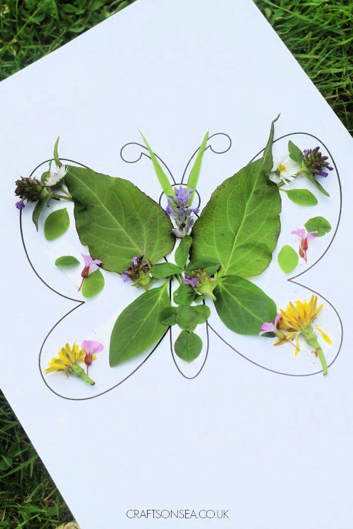DIY Butterfly Nature Craft
