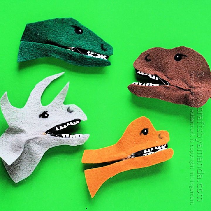 Clothespin Dinosaur Craft