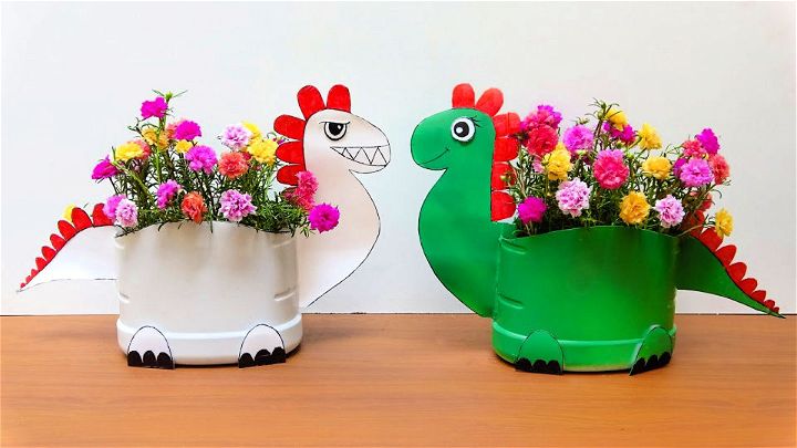  Dinosaurs Flower Pots For Small Garden