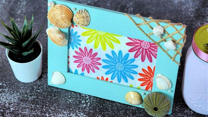  Seashell Picture Frame Tutorial