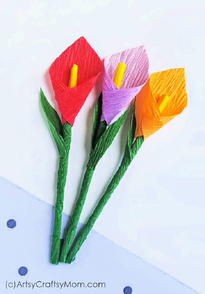 Easy Origami Flower Craft For Kids