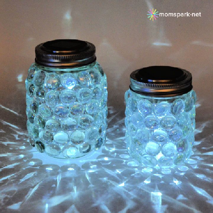 DIY Easy Mason Jar Luminaries Craft