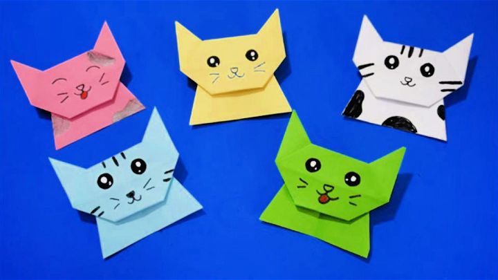 DIY Easy Origami Cat Craft