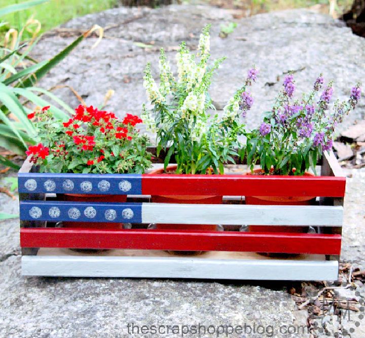 DIY Flag Planter