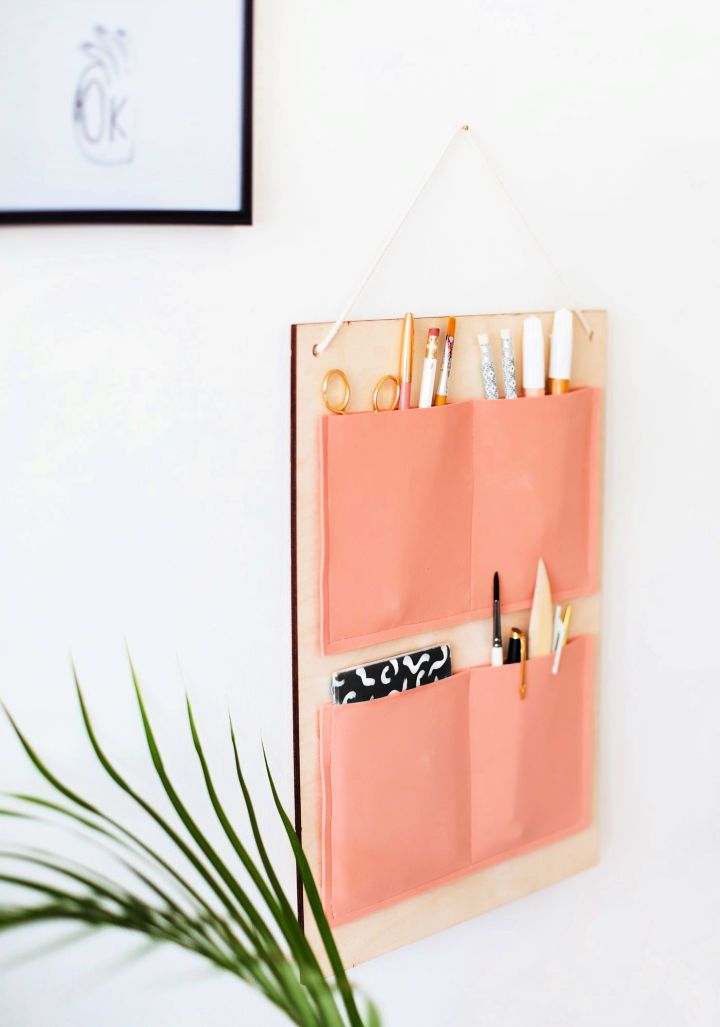 DIY Hanging Organizer