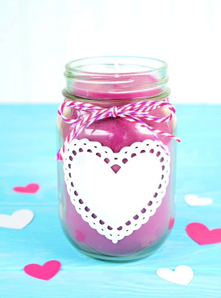 DIY Mason Jar Candles