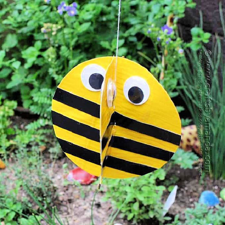 Duct Tape Twirling Bee Craft