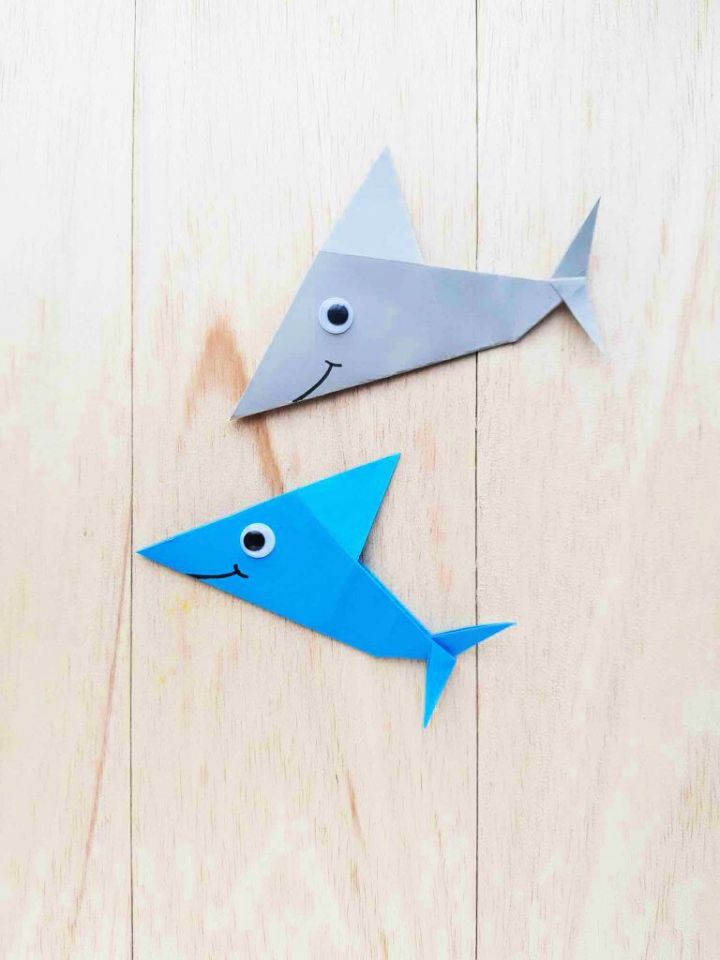 Easy Origami Shark Craft for Kids