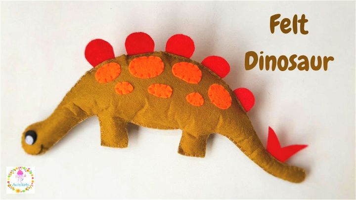 Felt Dinosaur Plush