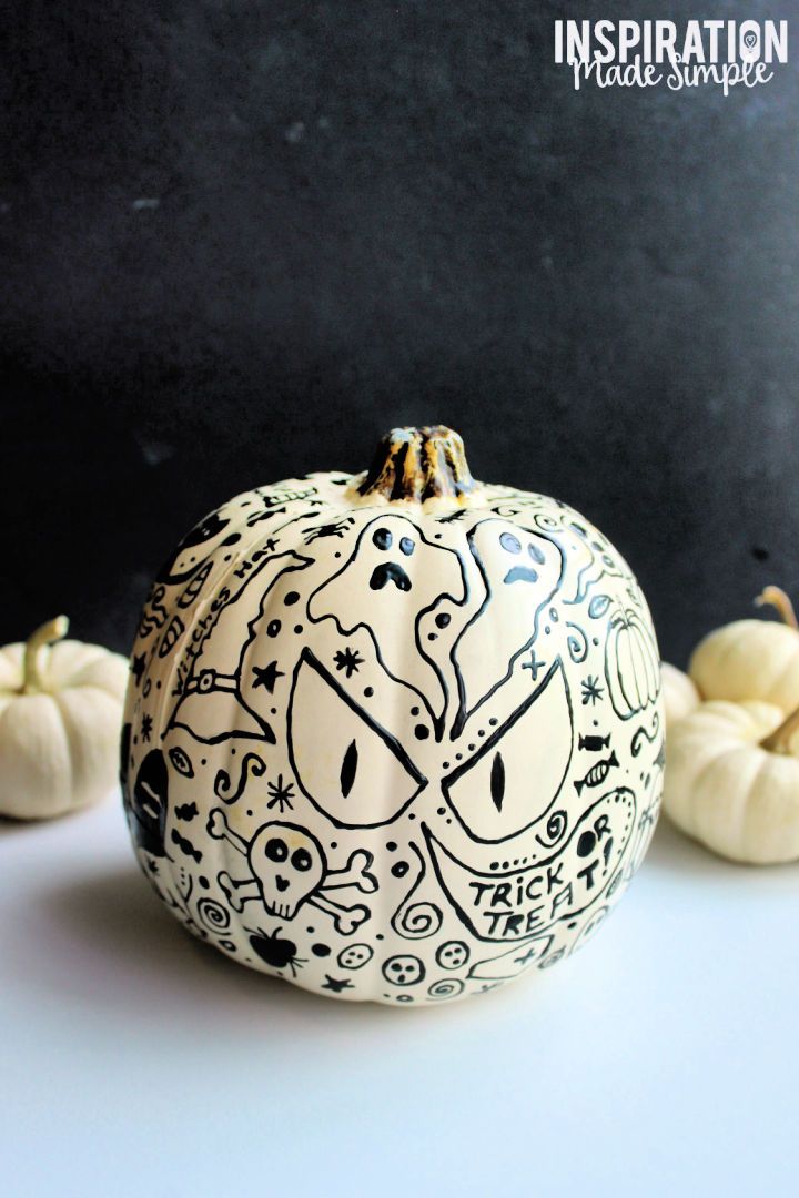 Halloween Doodle Pumpkin
