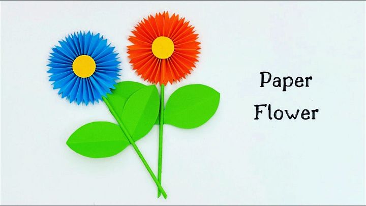 How to Make Easy Paper Flowers For Kids