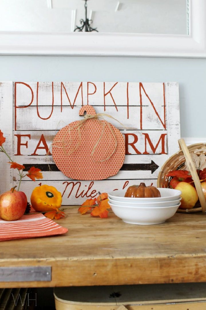 How to Make a Pumpkin Farm Sign