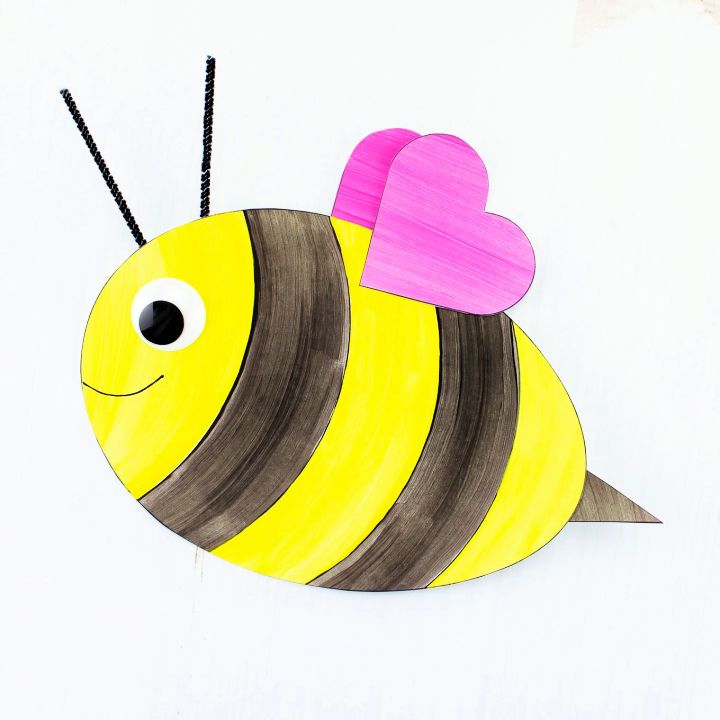 How to Make an Easy and Fun Paper Bee Craft