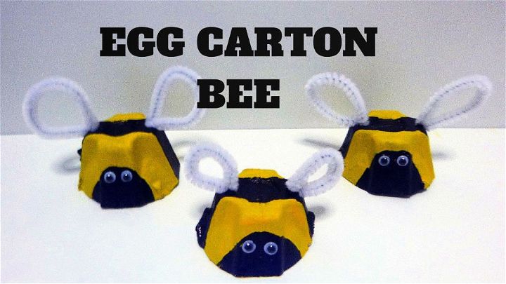 How to Make an Egg Carton Bee