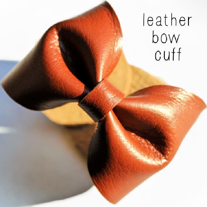 Leather Bow Cuff