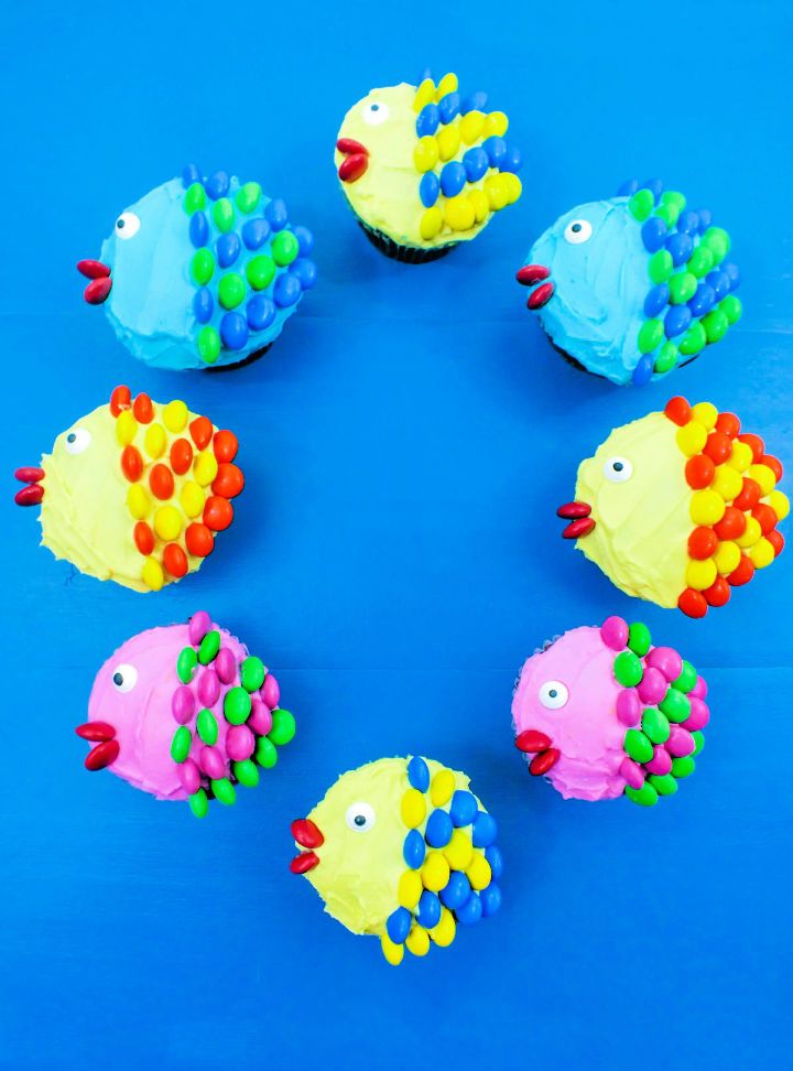 Little Fishy Cupcakes
