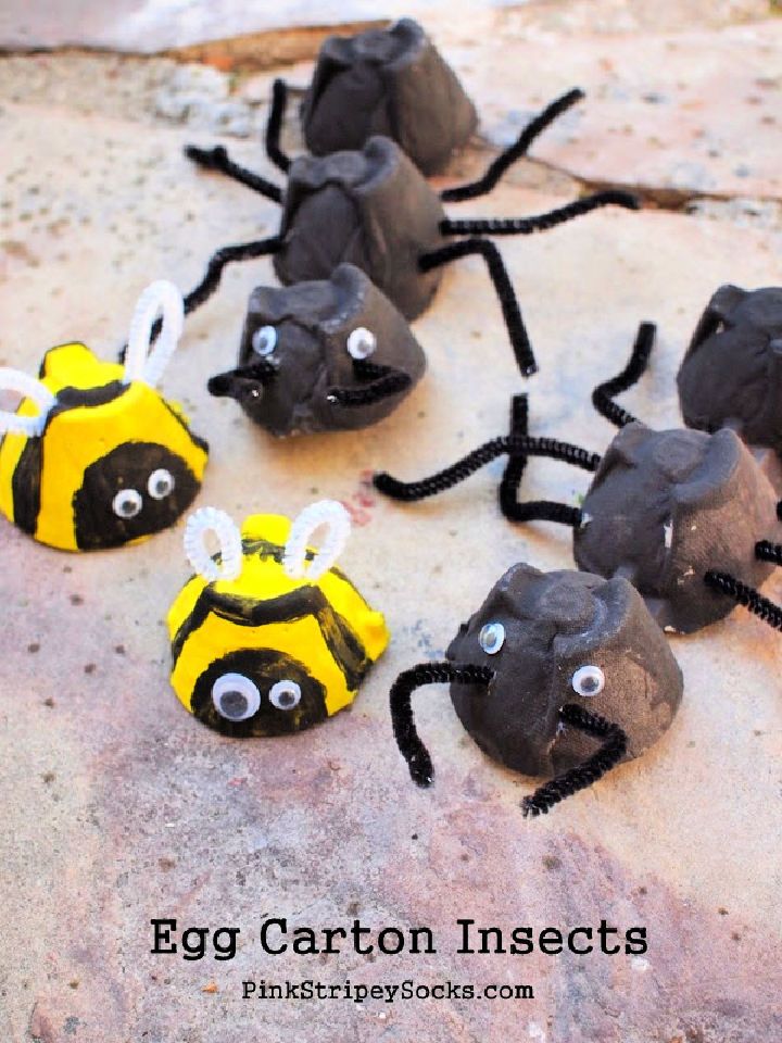 DIY Egg Carton Insects