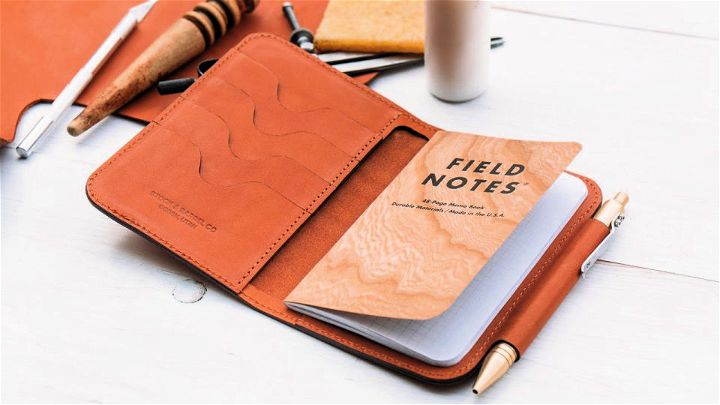How To Make a Leather Notebook Wallet 