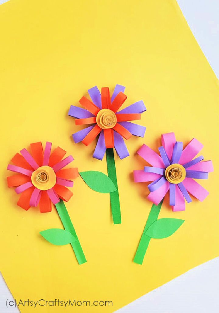 Paper Flower Craft for Summer