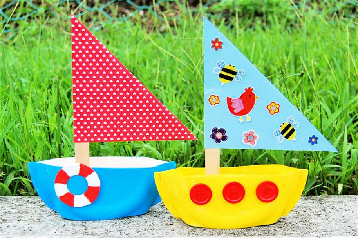 Paper Plate Sailboat