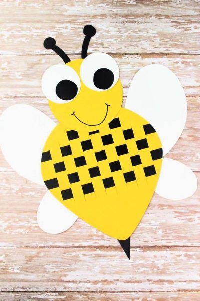 30 Bee Crafts for Kids: Bumble Bee Craft and Art Ideas