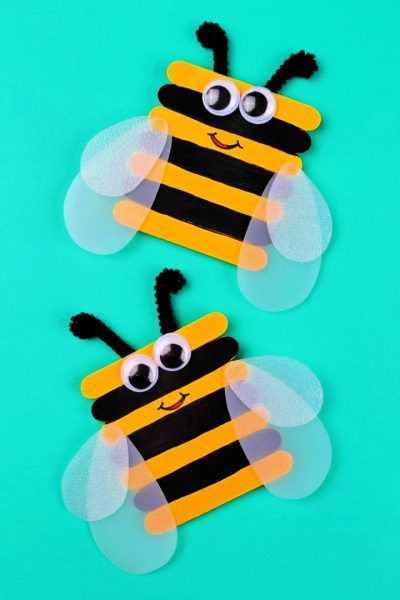 30 Bee Crafts For Kids: Bumble Bee Craft And Art Ideas