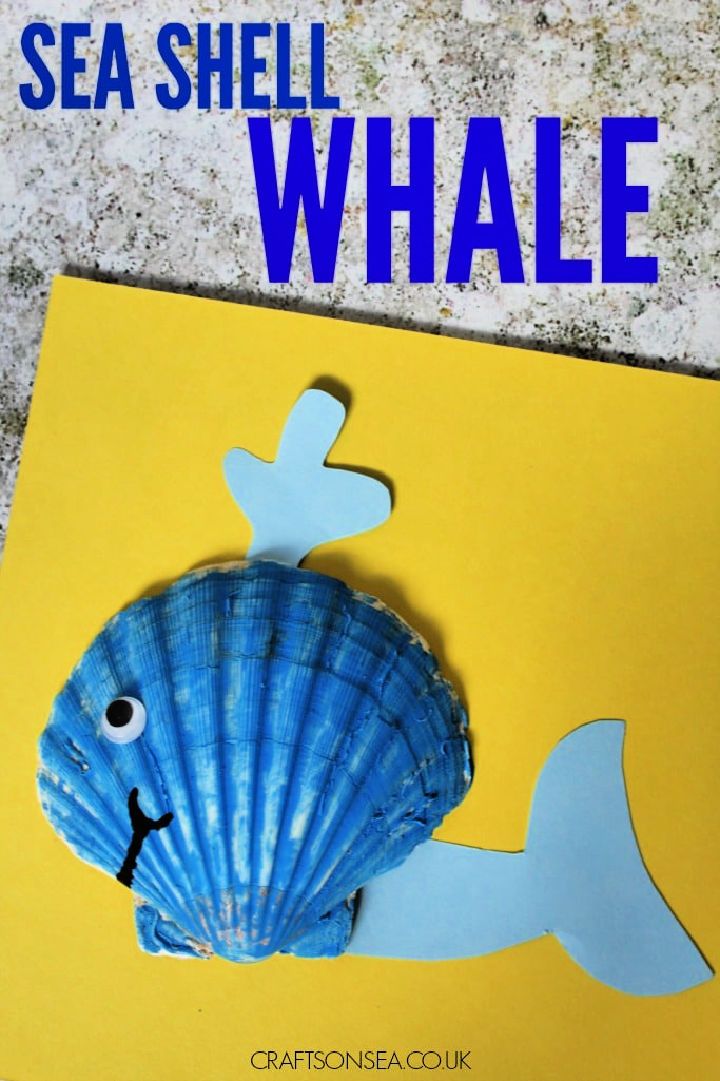 Sea Shell Whale Craft Idea