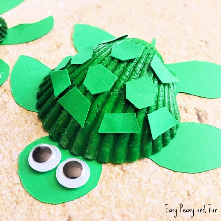 Seashell Turtle Craft Idea
