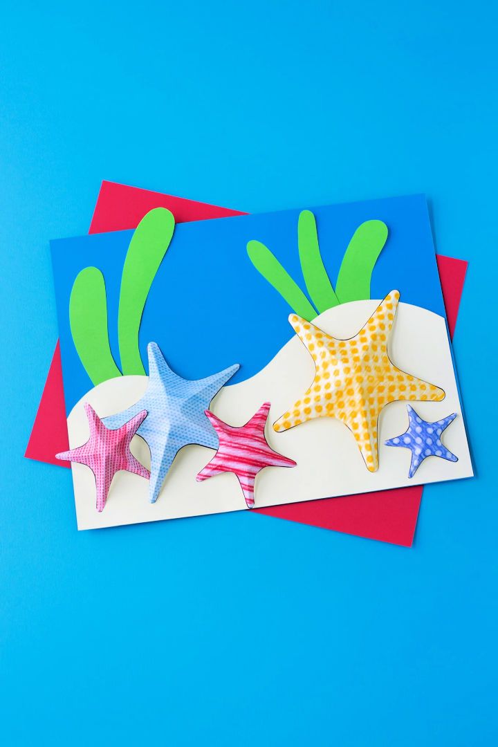 DIY Seashell Starfish Craft Craft for Kids - Craft Play Learn