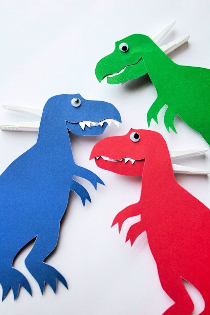 T Rex Kids Craft