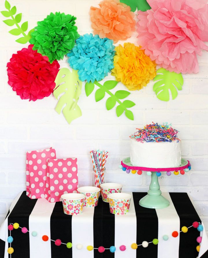 Tissue Paper Flowers