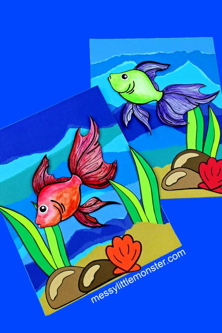 Watercolor Fish Craft