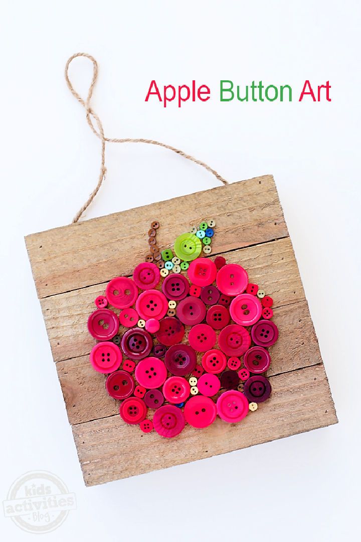 Button Flower Craft Tutorial 