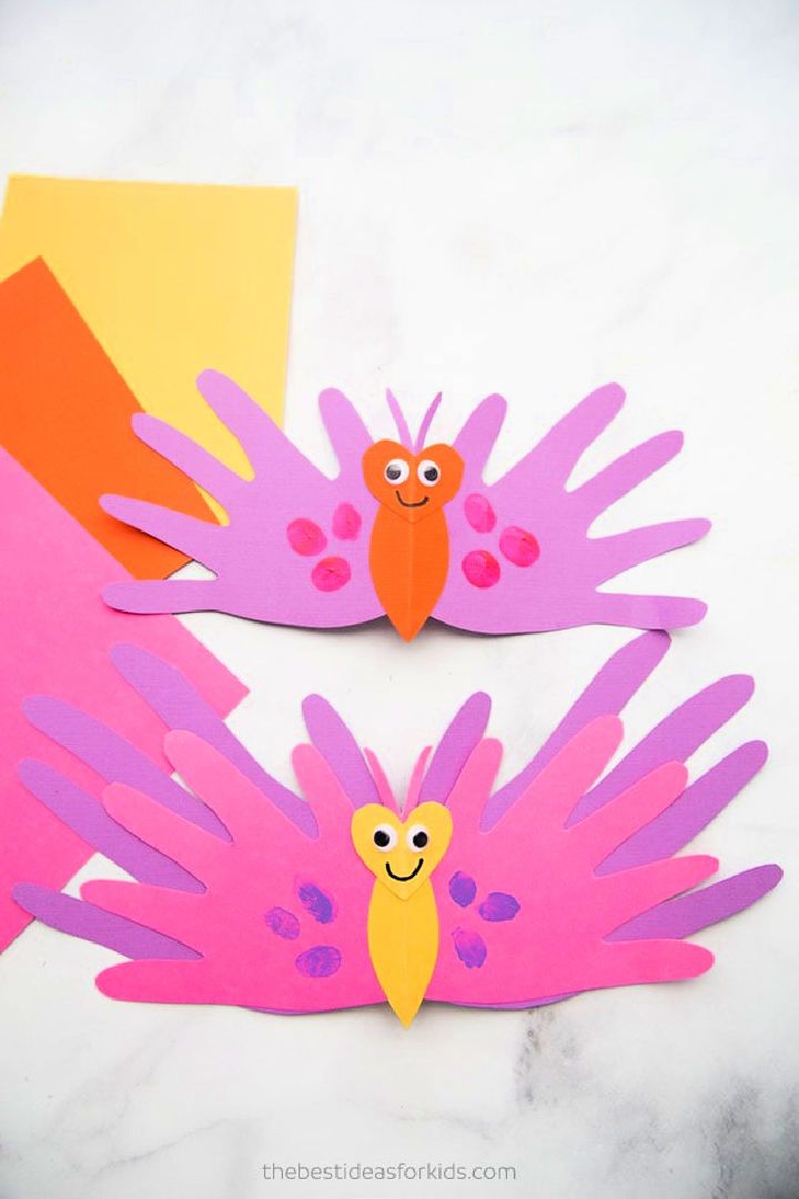 DIY Butterfly Handprint Card