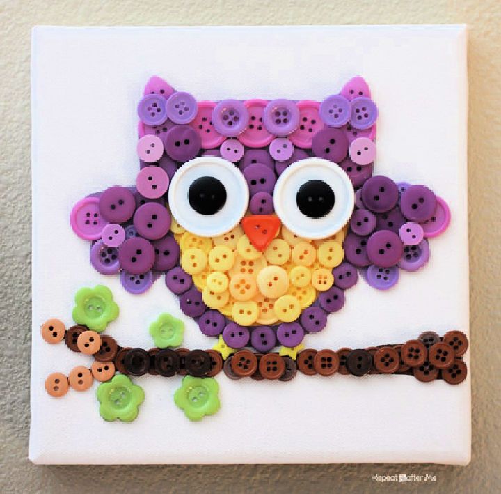 25 Simple Button Crafts and Art Projects - Craftulate