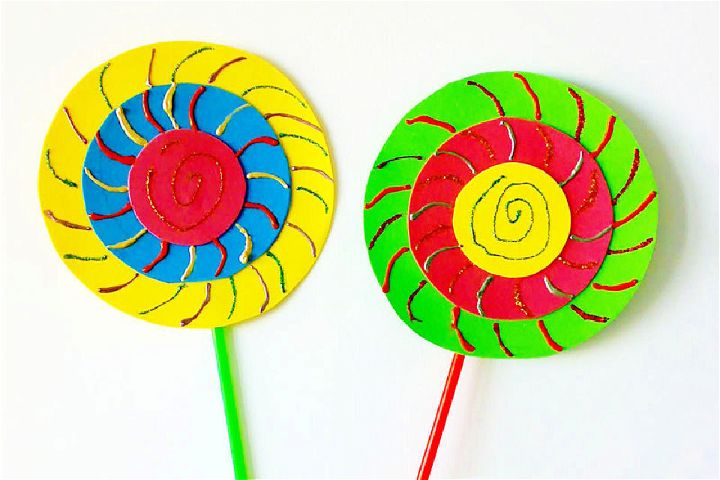 DIY Circles Lollipop